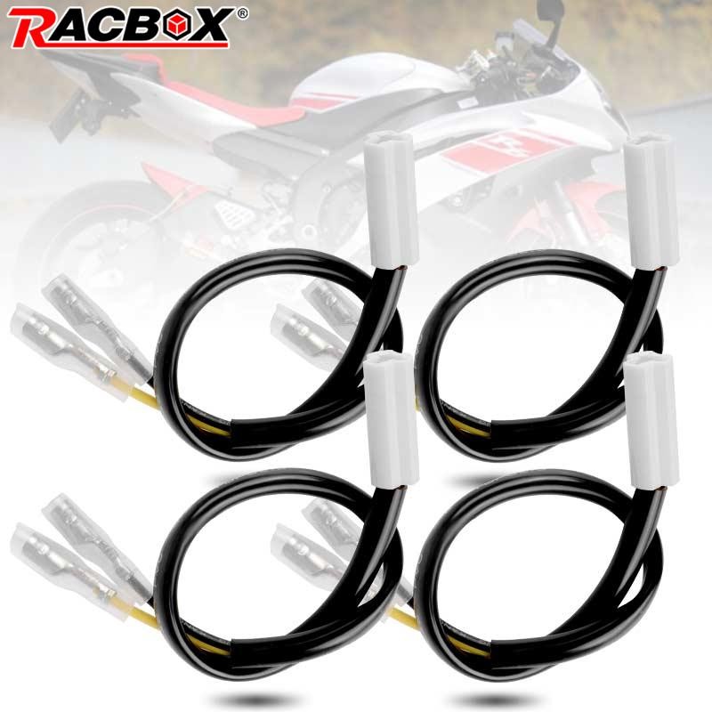 Yสายอะแดปเตอร์สัญญาณเลี้ยวรถจักรยานยนต์แบบปลั๊ก2ขาสำหรับยามาฮ่า YZF-R6 R6S R1 R3 FZ6-FZ600-FZS6 FZ6R