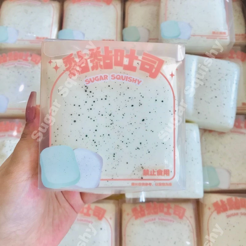 Sugar สกุชชี่ มูสขนมปังสีสันน่ารักสดใจ พาสเทลพาสใจสุดๆ เนื้อหนึบหนับ หอมนุ่ม สโลว์