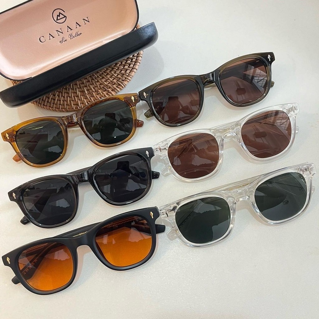 CANAAN Sunglasses แว่นกันแดดสไตล์วินเทจ S5443 ป้องกะนแสงแดด ถนอมสายตา ใส่ได้ทุกโอกาส