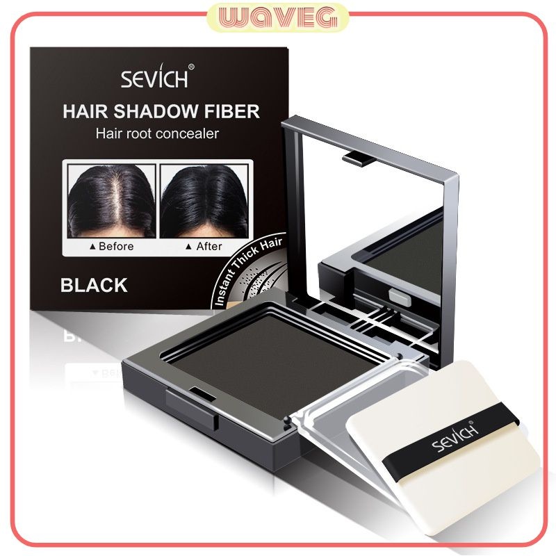 Sevich Temporary Hair Shadow Powder Waterproof Shading Filling Hairline Forehead White Hair Concealer WAVETH