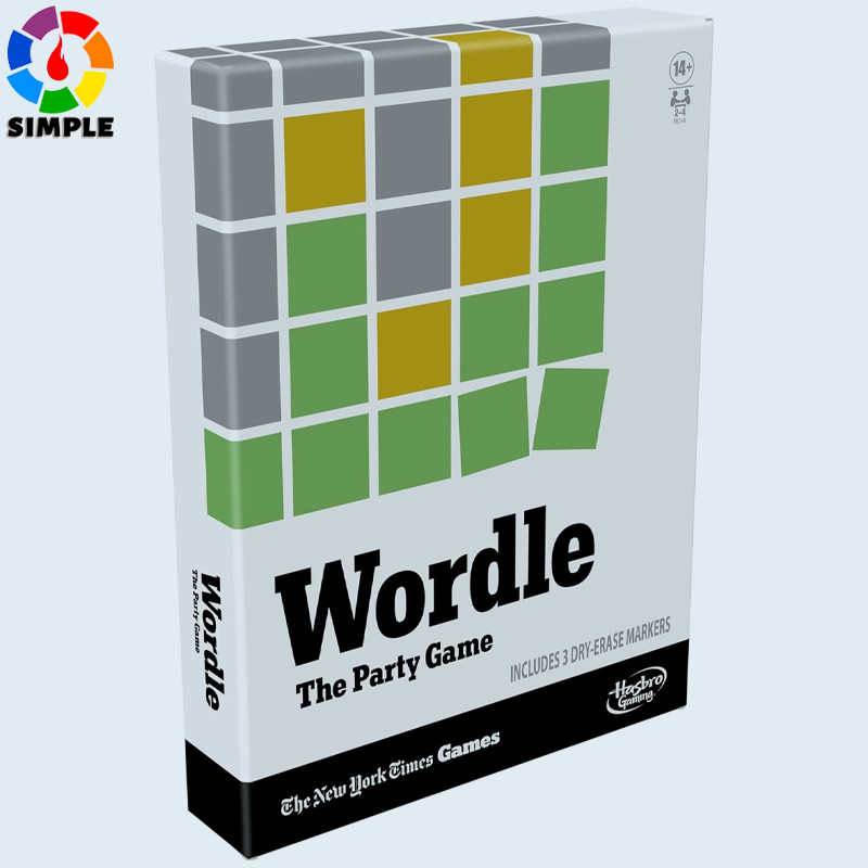 Wordle The Party Game for 2-4 Players, Official Wordle Board Game Inspired by New York Times