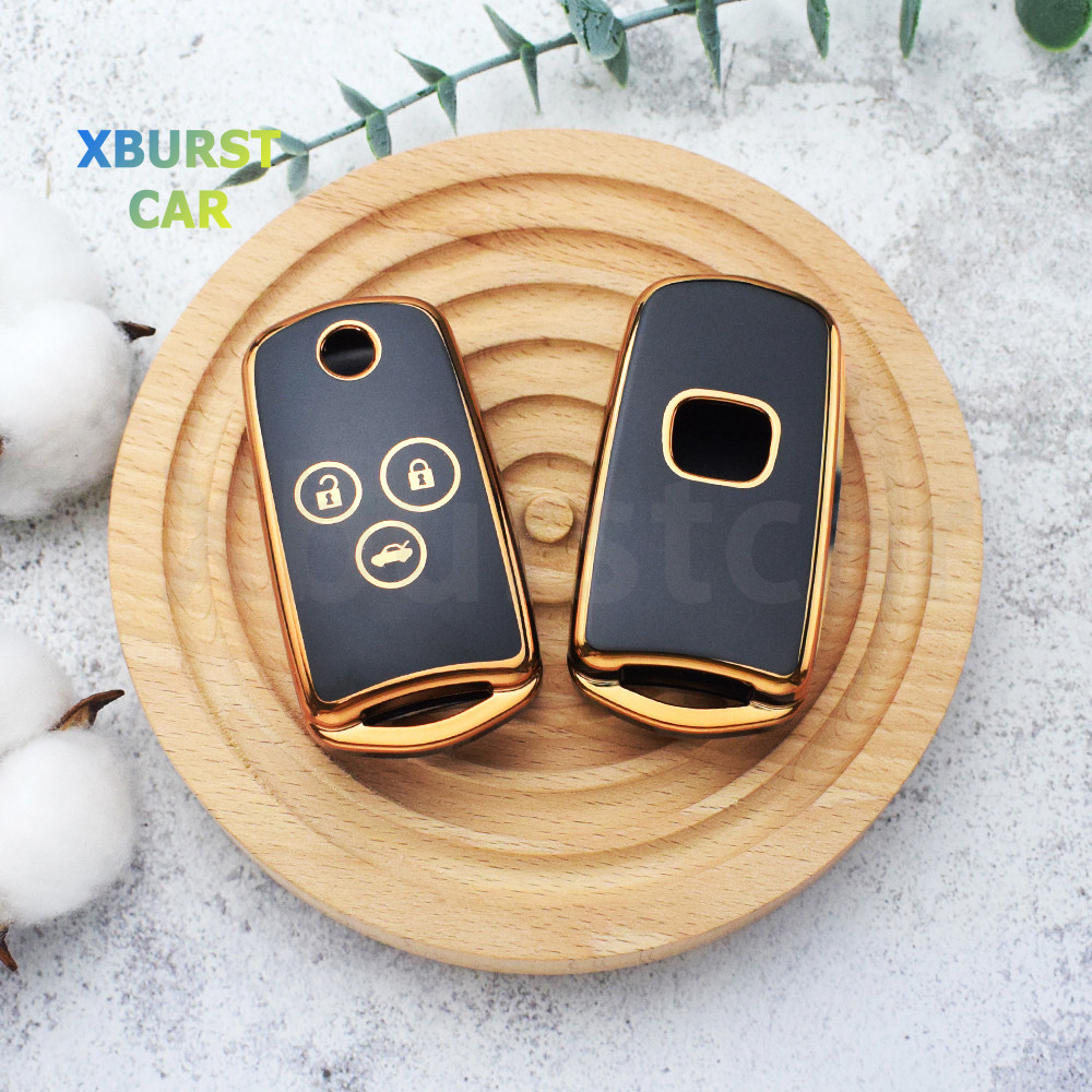 2 3 ปุ่ม TPU Shell Fob พวงกุญแจสําหรับ Acura TL TSX ZDX RSX CRZ สําหรับ Honda Civic Fit Accord CRV HRV Jazz Odyssey รถ Flip Key Case Cover