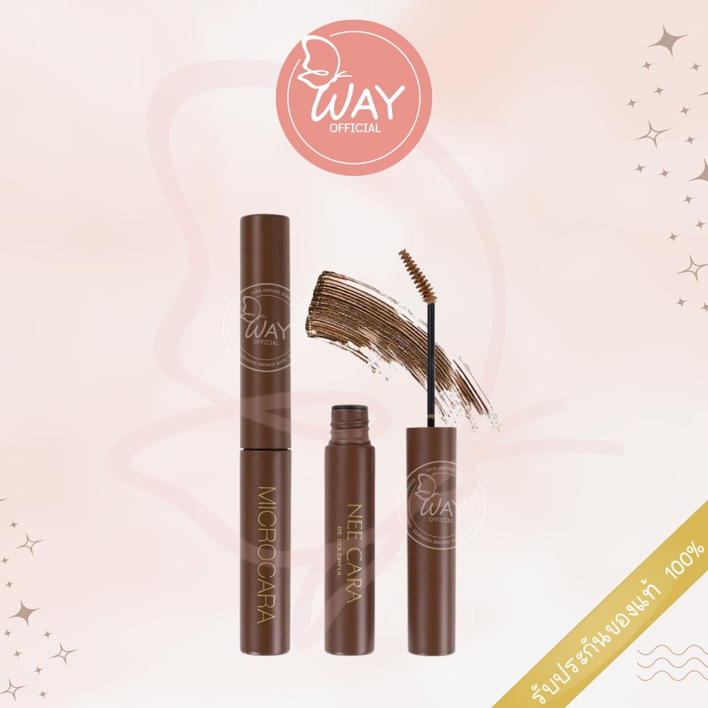 Nee Cara Be Colorful Microcara Brow Mascara 6g นี คาร่า บี คัลเลอร์ฟูล ไมโครคาร่า โบรว์ มาสคาร่า 6g