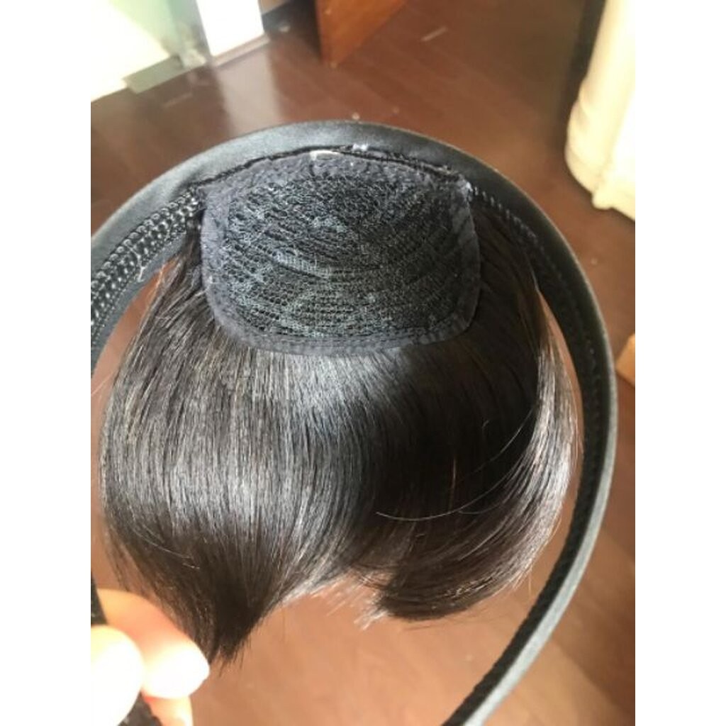 แฮร์พีชผมแท้ หน้าม้าผมแท้ ยาว 6นิ้ว ผมแท้100% - รูปที่ 6