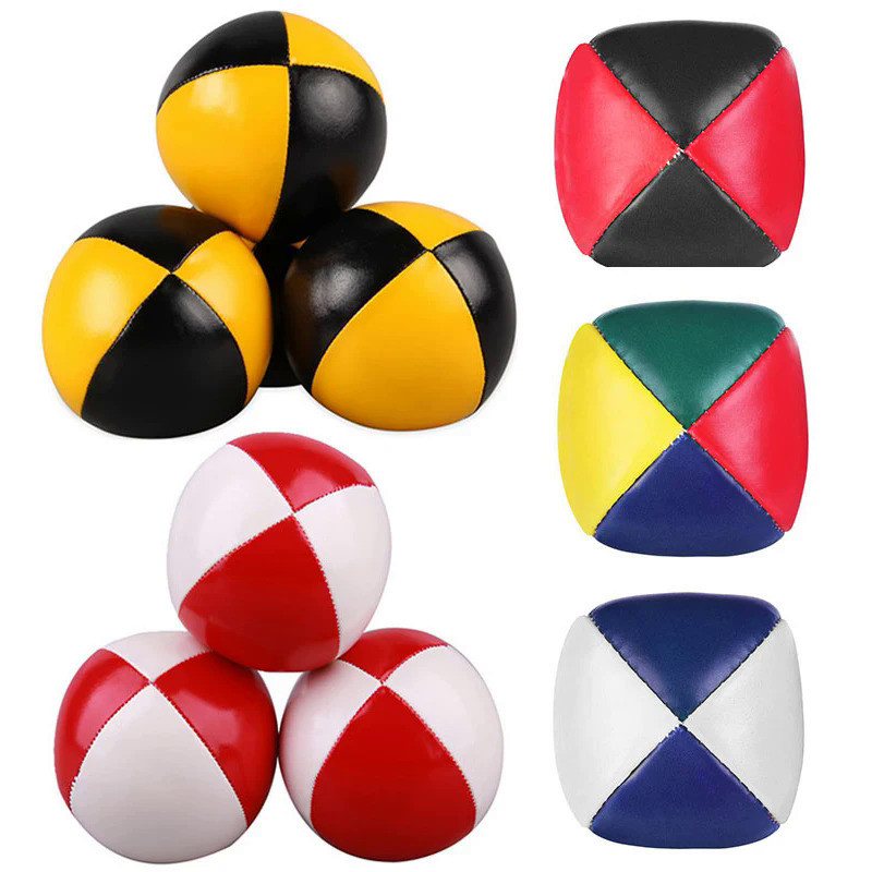 3PCS Net Set Suit Professional Juggling Ball Acrobatics Toss Ball Educational Toy Children Fun Sport