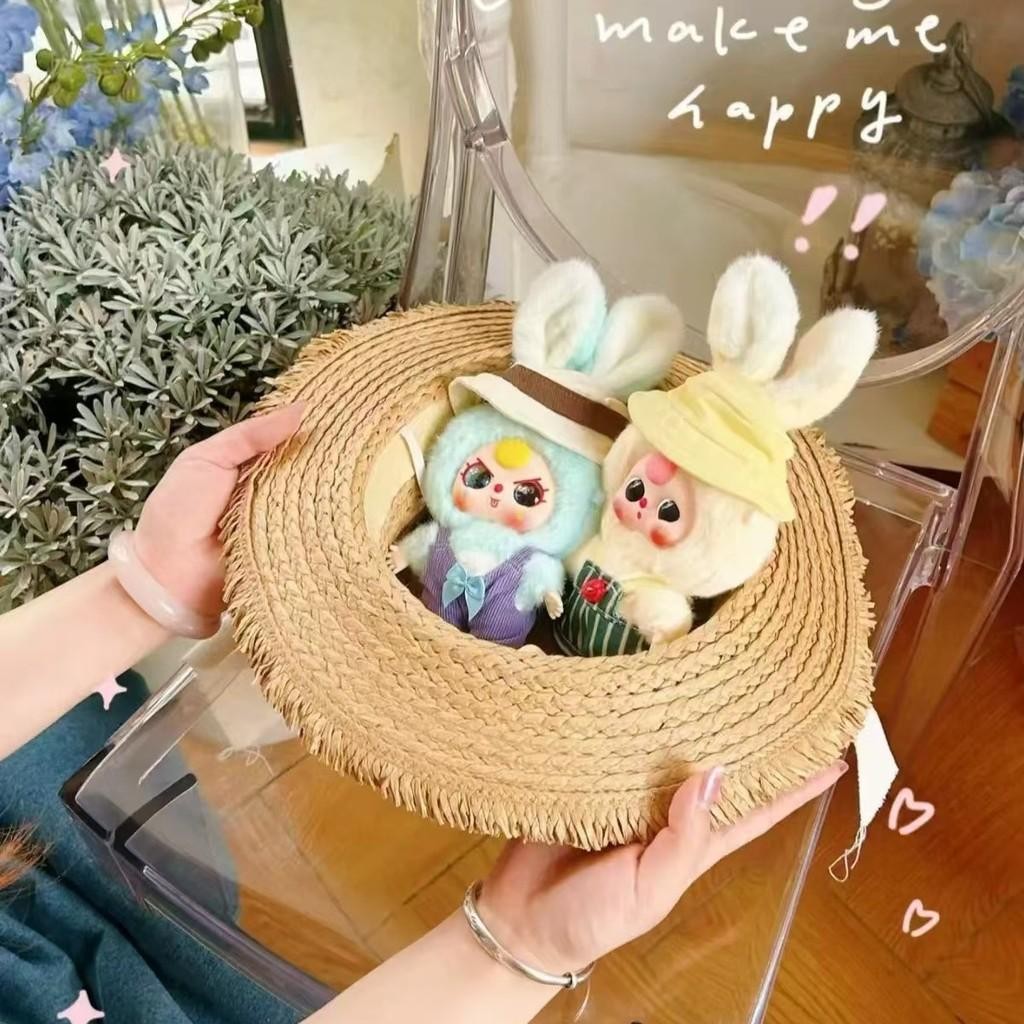 ตุ๊กตา Baby Three Rabbit Macaron น้องกระต่าย ลุ้นชุด แต่งตัวน่ารัก แบบจุ่ม แท้100%