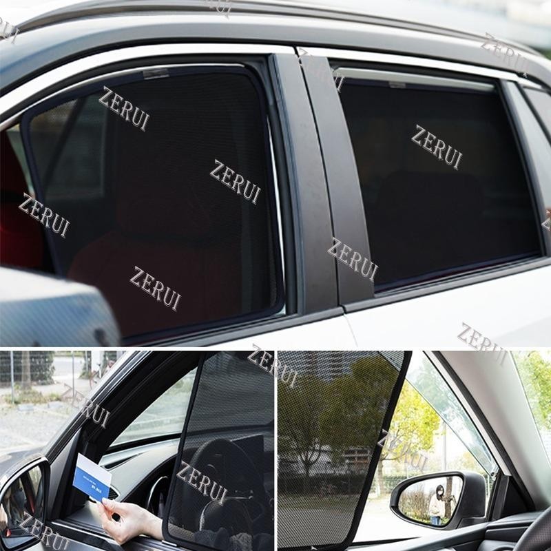 Zr สําหรับแม่เหล็กม่านบังแดดรถยนต์สําหรับ Hyundai starex H1 2008-2023 Shield ด้านหน้ากระจกบังแดดหน้าต่าง UV Protection Sun Shade Visor ผ้าม่าน