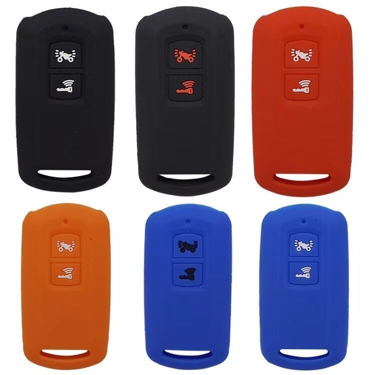 (1ชิ้น) ซิลิโคน ครอบกุญแจ สำหรับ Honda Pcx /click 150i /CBR /Yamaha NVX / Msx แบบ 2ปุ่ม