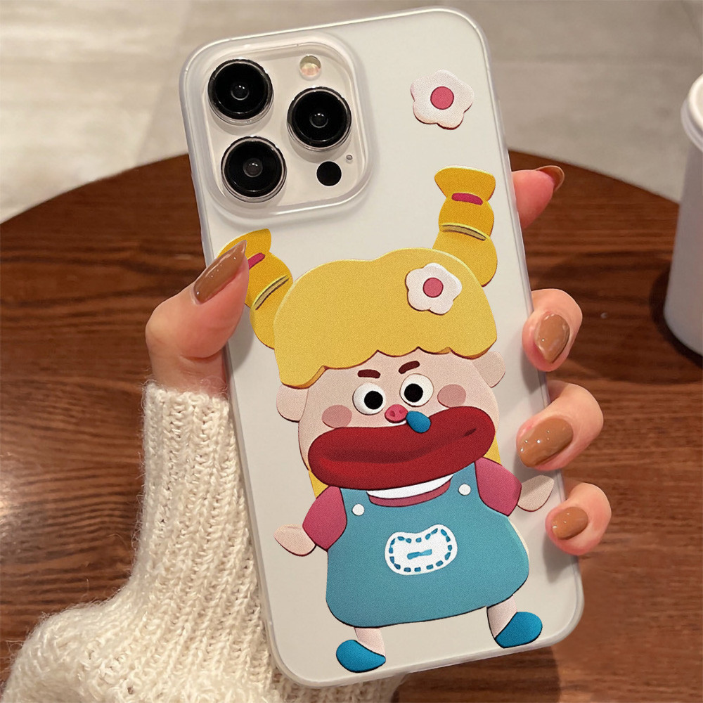 เคสทรศัพท์ for iphone 16 11 13 15 Pro Max 12 14 13 12 pro max 15 pro max 11 pro 14 pro 15 plus 11 เคสลายการ์ตูน โปร่งใส