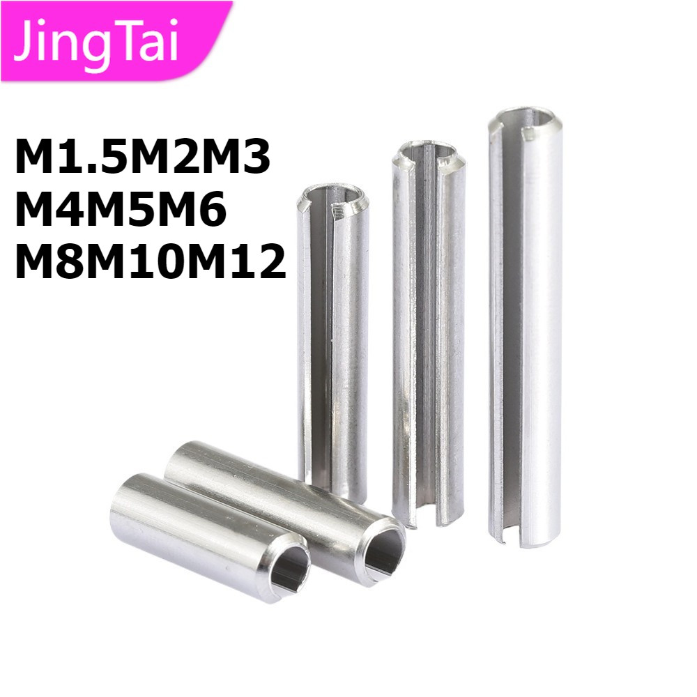[JTZB] 304 สแตนเลสเปิดตําแหน่ง Pin Elastic Pin Spring Pin Shaft M1.5M2M3M4M5M6M8M10M12