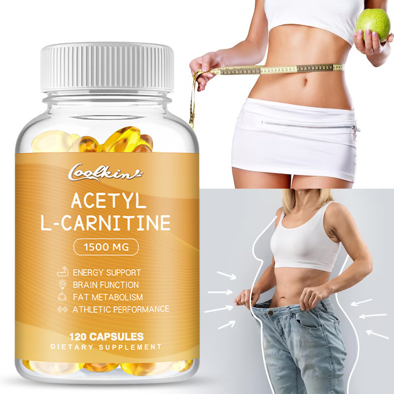 Coolkin Acetyl L-Carnitine 1500 mg - ลดน้ําหนัก เผาผลาญไขมัน สุขภาพระบบประสาท 30/60/120 แคปซูล