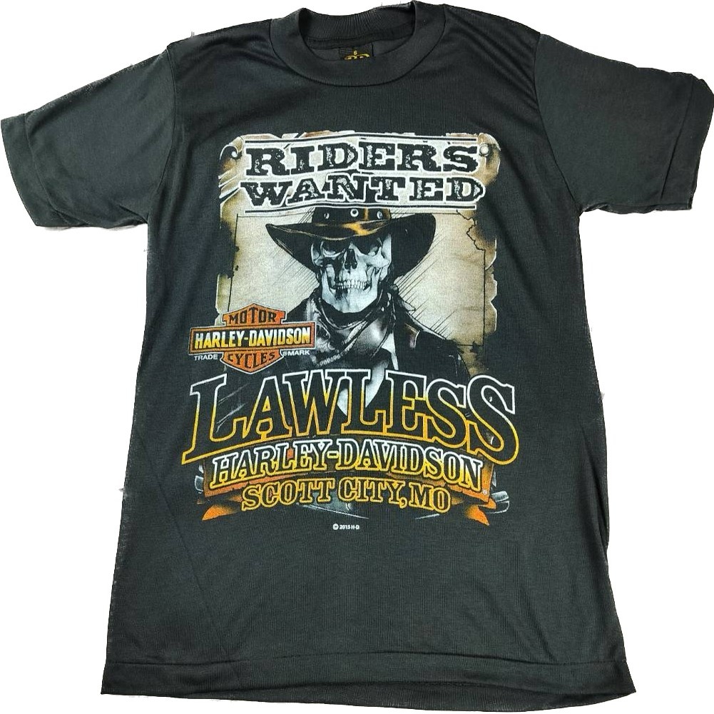 เสื้อผ้าบางฮาเลย์ Harley-Davidson ผ้ามุ้งบางใส่สบาย สไตล์วินเทจ ป้ายVintage 3D EMBLEM [ S M L XL ] S-5XLSize S-5XL