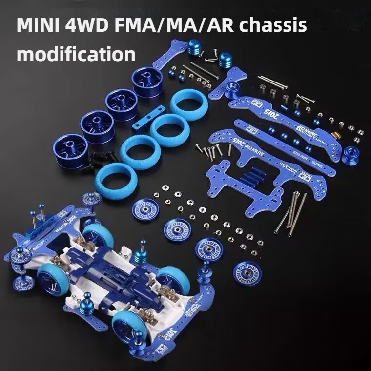 ชุดอุปกรณ์เสริมก๊อกน้ําอลูมิเนียมอัลลอยด์  Tamiya imitation ma/ar/fma CHASSIS modification Kit Carbon FRP Part for Tamiya Mini 4WD