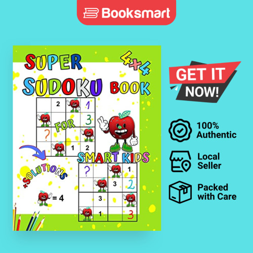 หนังสือ Super Sudoku For Smart Kids - หนังสือปกอ่อน - อังกฤษ - 9798210408525