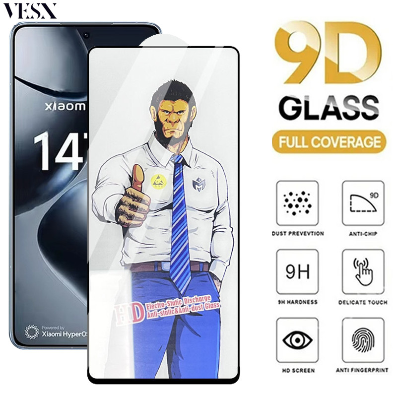 กอริลลากระจกนิรภัยป้องกันแสงสีฟ้าสำหรับ Xiaomi Mi 14T 13T 12T 11T 10T POCO X7 X6 Neo X5 X4 X3 NFC M6 Plus M5 M5s M4 M3 F6 F5 F4 F3 GT Pro 4G 5G 2024