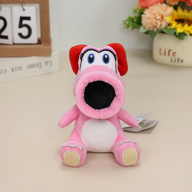 2024 สไตล์ใหม่ Super Mario Birdo ตุ๊กตา Catherine Pea Dragon Girl Rose Red ไดโนเสาร์น้องสาวตุ๊กตา Plush