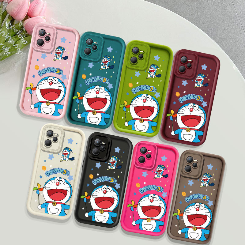 Glad Doraem พร้อม guffaw เคสโทรศัพท์สําหรับ Realme C1 C11 C12 C25 C15 C2 C30 C30S C35 C53 11X 5 5S C3 6i 5 Pro หมายเหตุ 50 ซิลิโคนอ่อนนุ่มสวมใส่กรณี