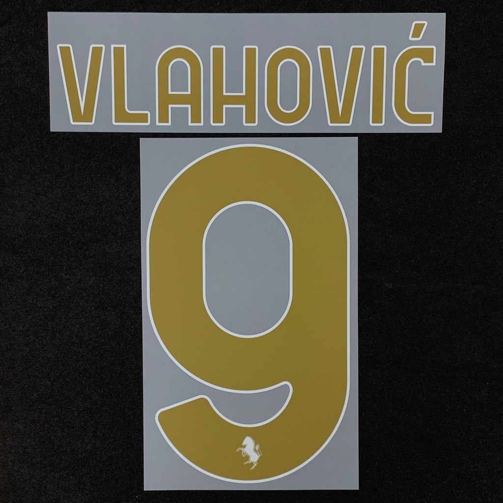 อย่างเป็นทางการ VLAHOVIC 9 3rd 2024-25 Juventus FC PRINT