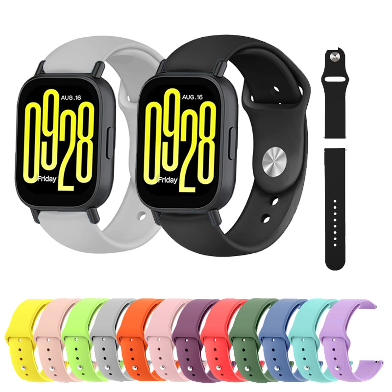 สําหรับ Redmi watch 5 Active 5 lite Xiaomi นาฬิกา S4 S3 S2 S1 นาฬิกา 2 2 pro ปรับซิลิโคนอ่อนนุ่มสายกีฬาเปลี่ยนสายรัดข้อมือสร้อยข้อมือ