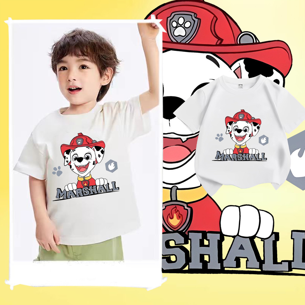 🎃🎃happy halloween!!  paw patrol เสื้อผ้าเด็กแฟชั่น เสื้อยืดเด็กโต ลายเจ้าตูบสี่ขา Paw Patrol Childre