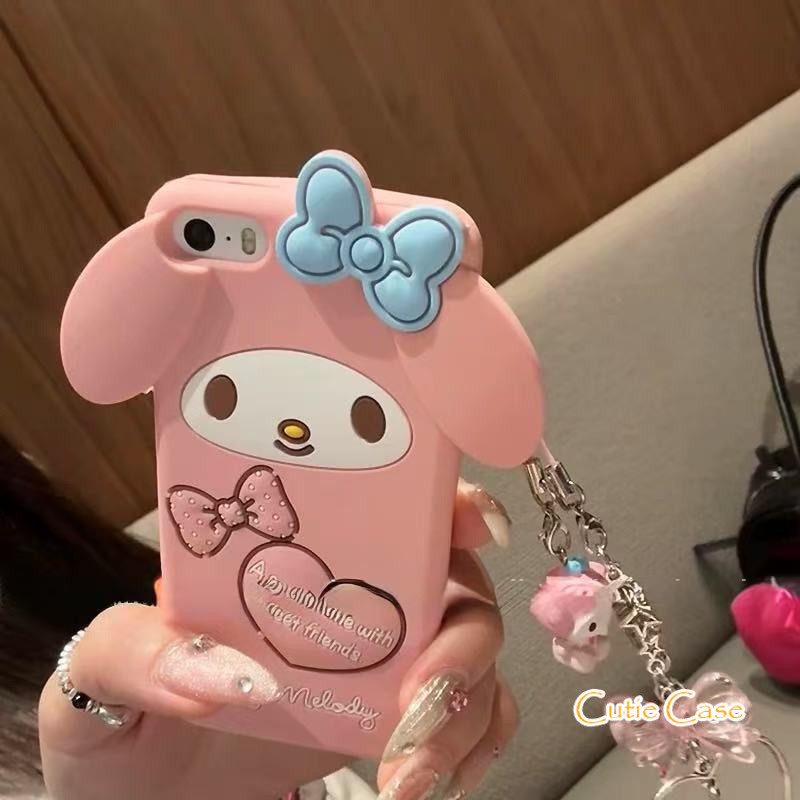 ไม่สนิท◇เคสโทรศัพท์ลายการ์ตูน Melody รวมทุกอย่างน่ารักเคสเด็กผู้หญิงกันกระแทกเหมาะสําหรับ iPhone6/6splus/7/8/plus/x/xs/11/12/13/14/15/16/pro/max/plus/promax