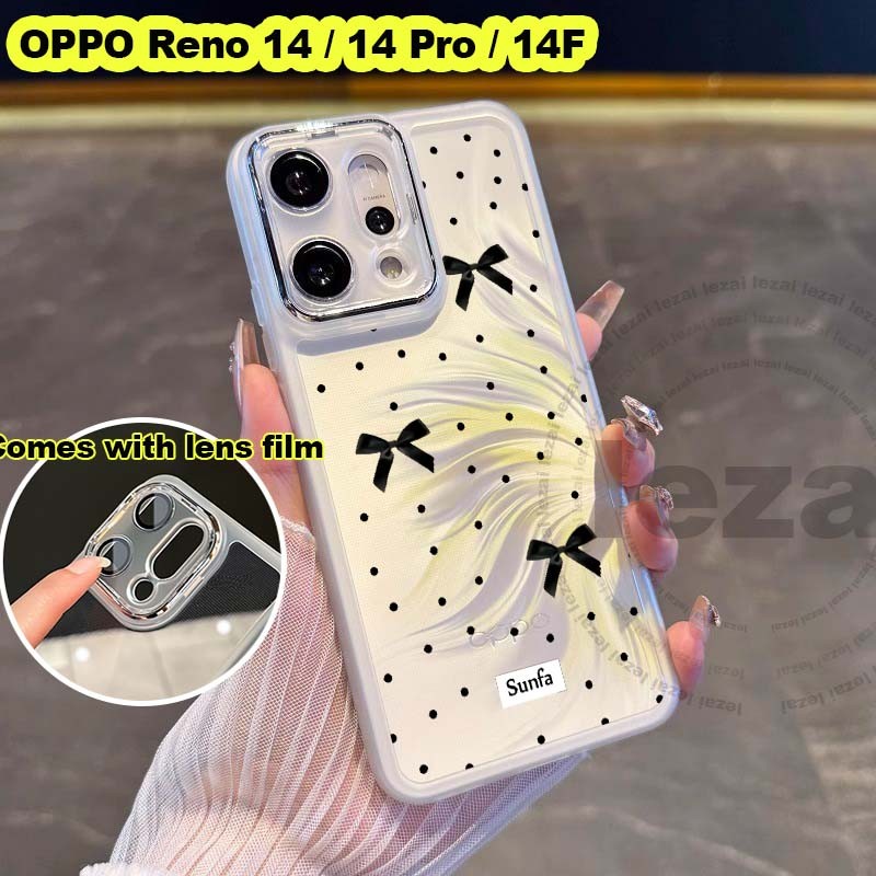 เคส OPPO Reno 14 Pro 14F 5G Reno14 Pro Reno14Pro Reno14F 5G 2025เคส กรณีความงามน่ารักนุ่มกันกระแทกฝา