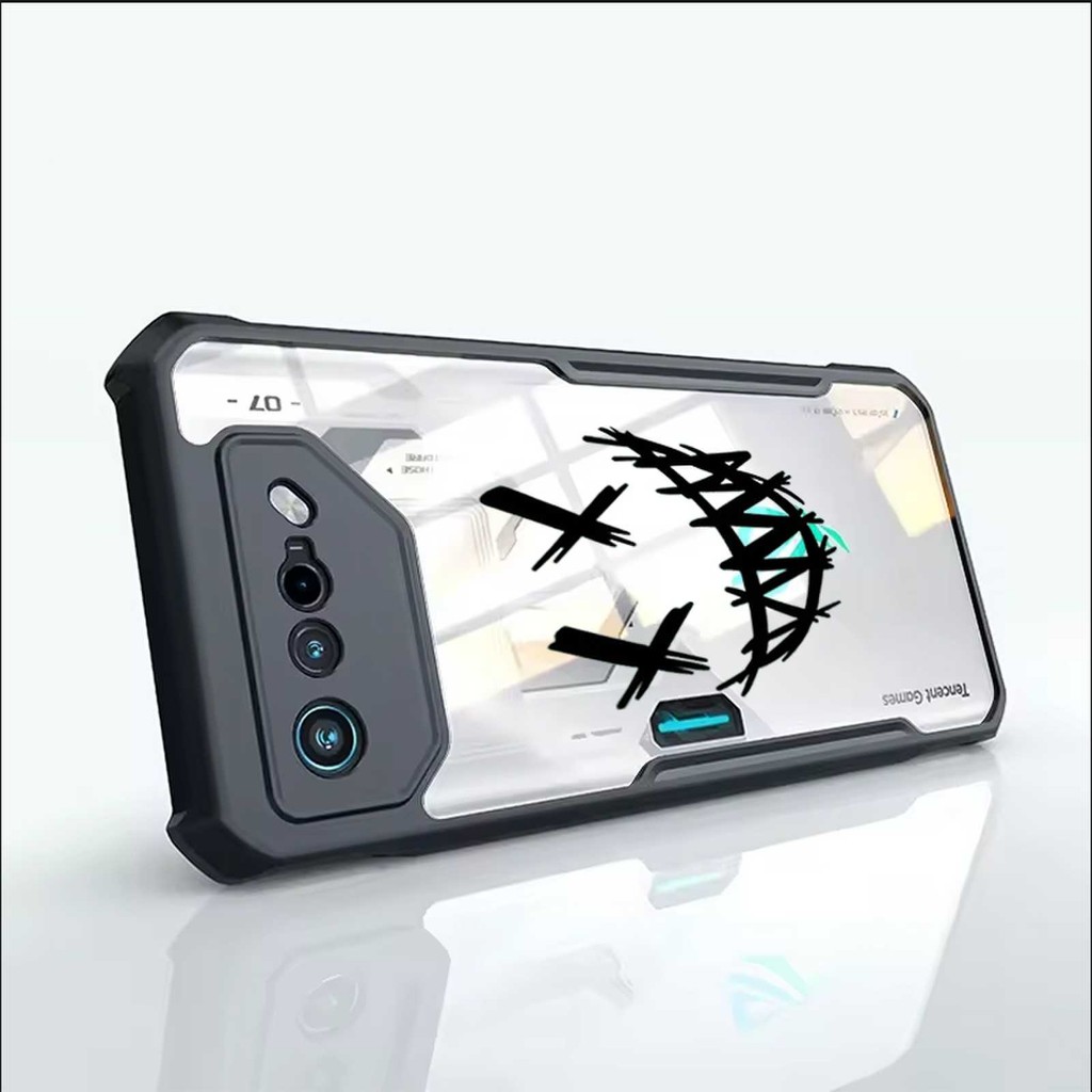 เคสโทรศัพท์สําหรับ ASUS ROG โทรศัพท์ 2 II 3 III 5 5s 6 6D 7 8 9 Pro Ultimate FE Strix อะคริลิคป้องกั