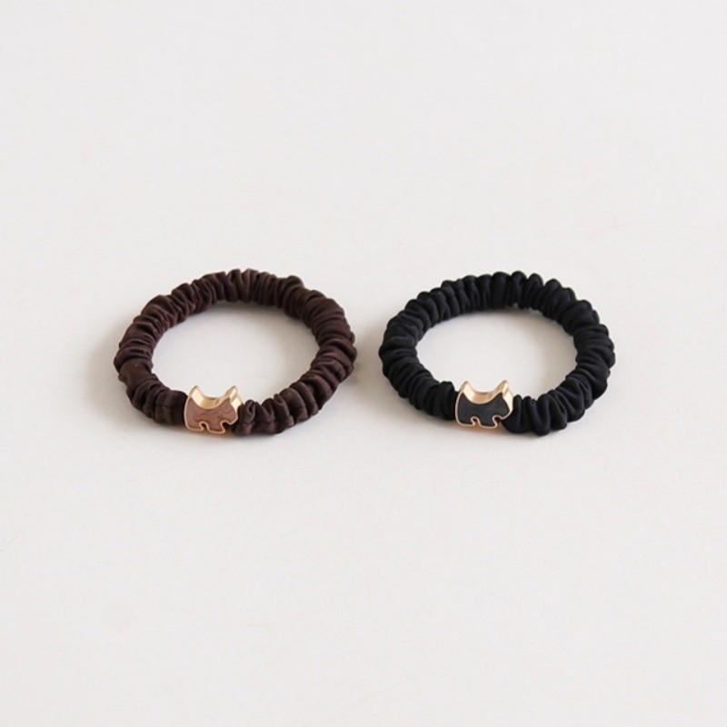 กิ๊บหนีบผมทรงเรียบง่าย ออกแบบมาเพื่อยึดติดได้นานและมีความยืดหยุ่น สไตล์กิ๊บรูปน่ารักพร้อมสายยางยึดติดแน่น - รูปที่ 6