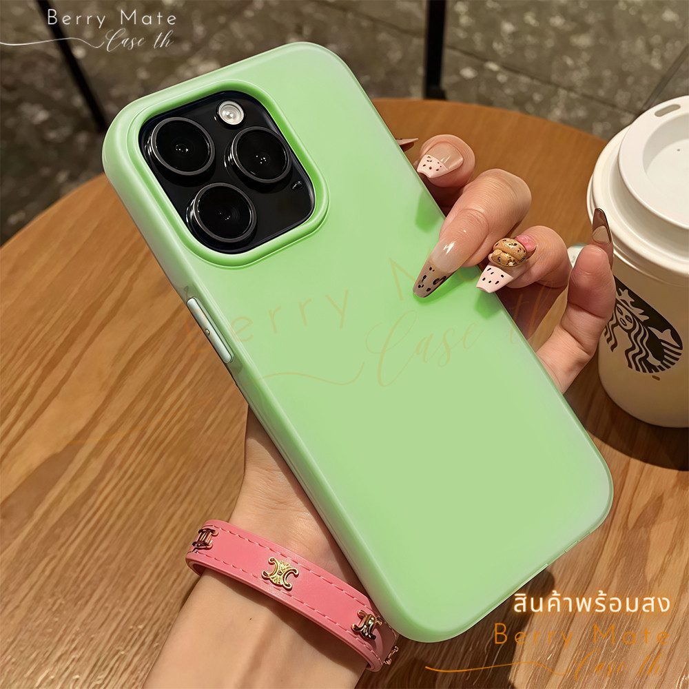 จัดส่งทันที เคสสำหรับไอโฟน16 สีเด่น เคสแบบด้านครอบสองชั้นสีสัน For IPhone13 11 12 14 PLUS 15 16Pro MAX 6/7/8 X XR XSMAX - รูปที่ 4