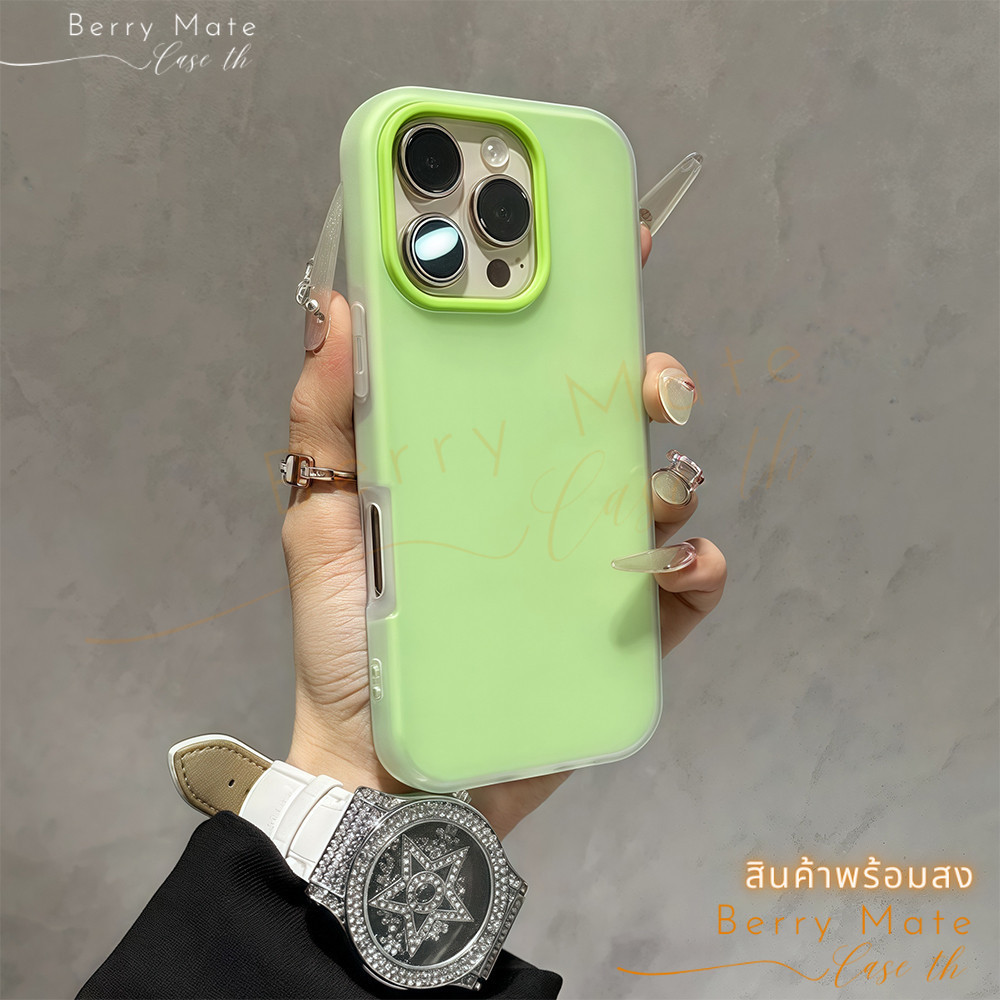 จัดส่งทันที เคสสำหรับไอโฟน16 สีเด่น เคสแบบด้านครอบสองชั้นสีสัน For IPhone13 11 12 14 PLUS 15 16Pro MAX 6/7/8 X XR XSMAX - รูปที่ 6