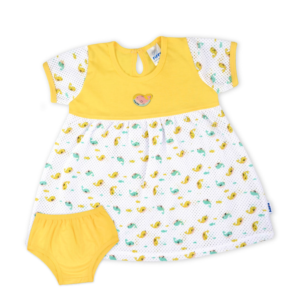FIFFY BAJU BYI WIGGLY WHALES DRESS SUIT (3125203)