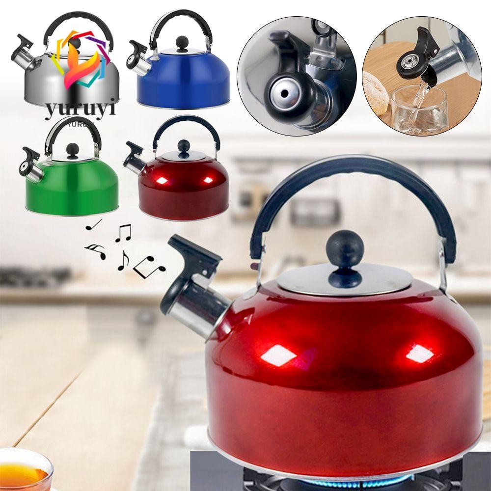 Yuruyi 3L Whistling กาต้มน้ําแบบพกพาสําหรับเดินป่าทําอาหารสําหรับ Home Office ร้านอาหาร Teakettle
