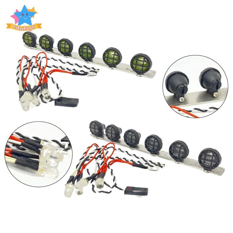 [Edstars] ไฟหลังคารถ RC อะไหล่อัพเกรดโคมไฟหลังคาสําหรับ MN86SK 99S MN82 1/12 RC รถ