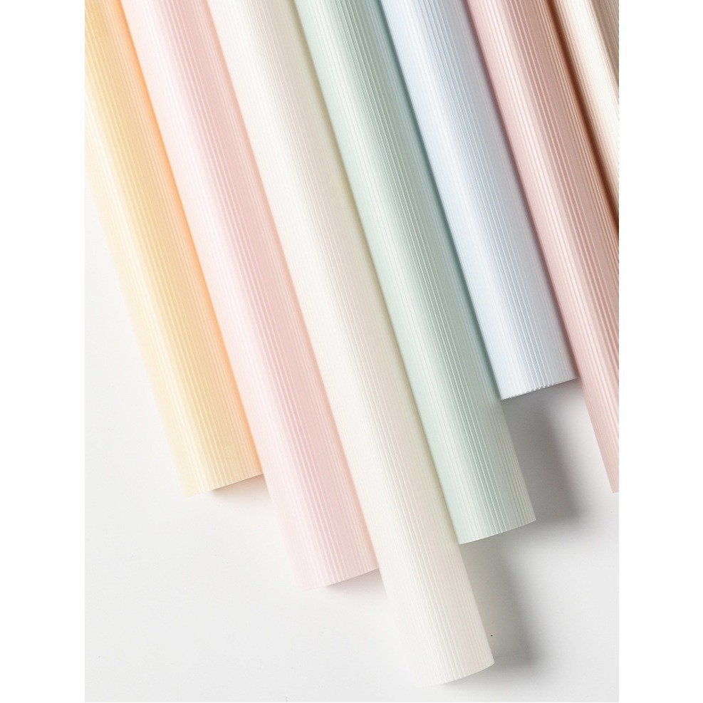 กระดาษห่อดอกไม้รุ่น Haze Line ห่อดอกไม้ 20แผ่น สำหรับดอกไม้แห้งและดอกไม้สด (พร้อมส่ง)