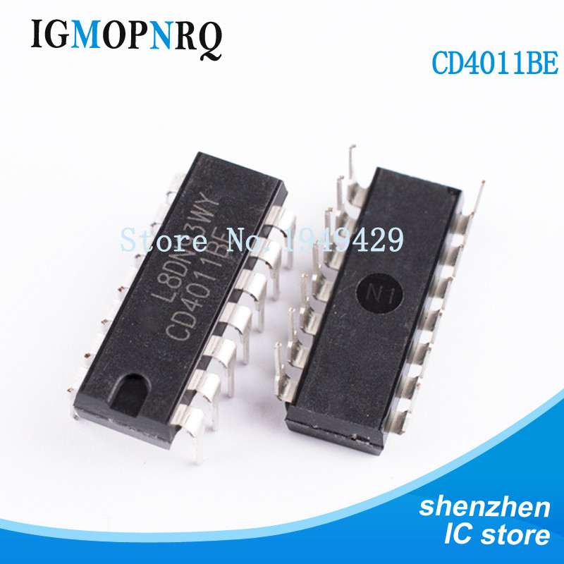 10 ชิ้น CD4013BE DIP-14 CD4013 DIP CD4001BE CD4001 CD4007BE CD4011BE CD4011 CD4015 CD4016 CD4016 CD4