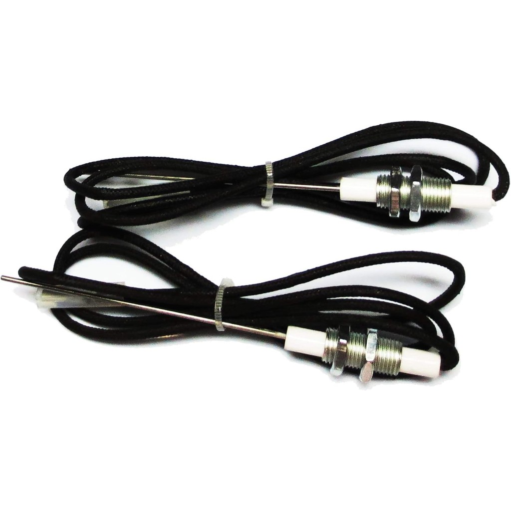 เมตร STAR 2 ชิ้น/ล็อต M101 เกลียว 6.4 มม.เซรามิคอิเล็กโทรดหัวเทียนพร้อมสายไฟ 900 มม.พร้อมเทอร์มินัลแ