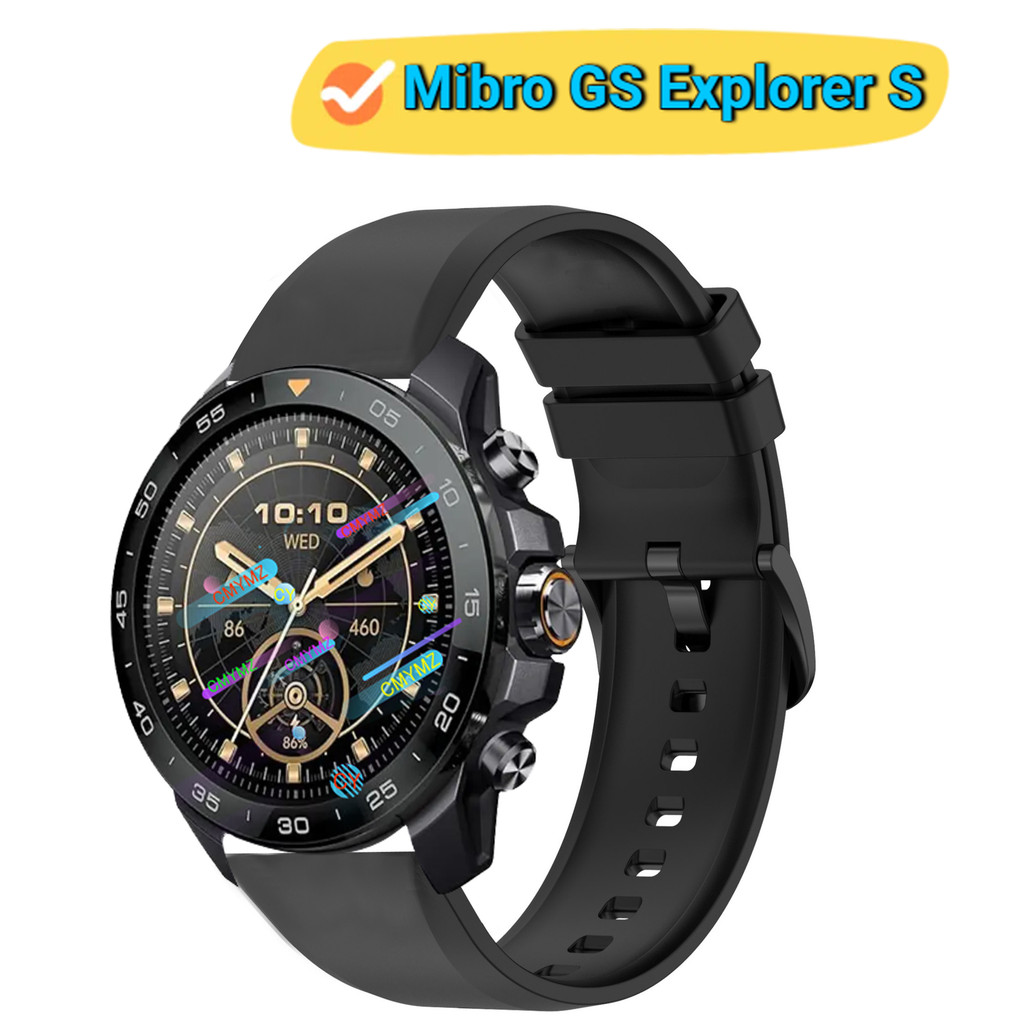 Mibro GS Explorer S strap สายซิลิโคน Mibro watch GS Explorer S Strap สายนาฬิกา สายรัดข้อมือกีฬา