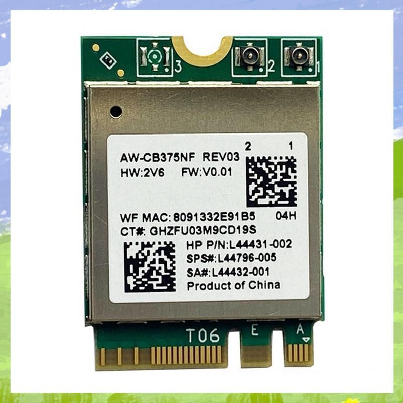 RTL8822CE 2.4G/5G Dual-Band Gigabit การ์ดเครือข่ายไร้สายในตัว 5.1 NGFF M.2 การ์ด WiFi สําหรับแล็ปท็อ