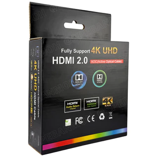 [ 1 เส้น ] GS-FOC-HDMI สาย HDMI 4K Fiber Optic Version 2.0 Support 4K สายต่อทีวี ต่อจอมคอม สายต่อโน๊ตบุ๊ค HDMI 2.0 ต่...