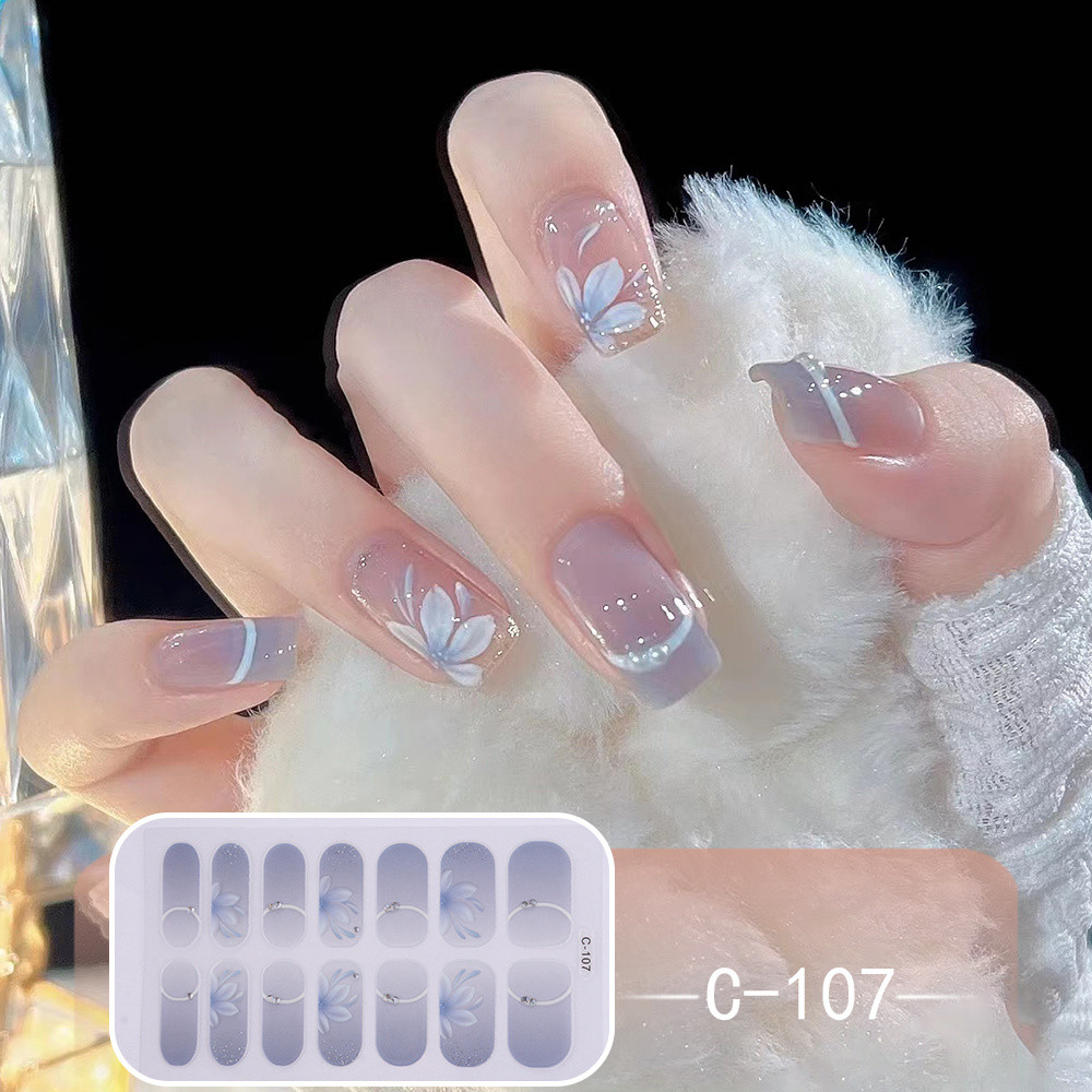 Preferred#Wedding Photo Nail Stickers Nail Stickers Wearable Stickers Full Nail Stickers for Fingers