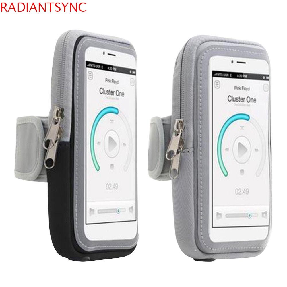 RADIANTSYNC Arm Band Gym Running Night Run Jogging Wrist Arm Bag Phone Pouch Case Cover สมาร์ทโฟนอุปกรณ์เสริมกระเป๋าโทรศัพท์มือถือ