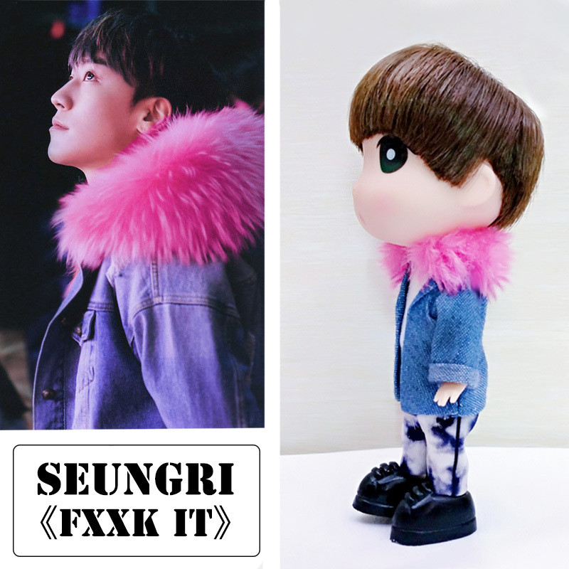 Lee Seung Hyun SEUNGRI Victory FXXK IT ตุ๊กตาตุ๊กตารุ่น Q รูปของขวัญ bigbang ตุ๊กตา