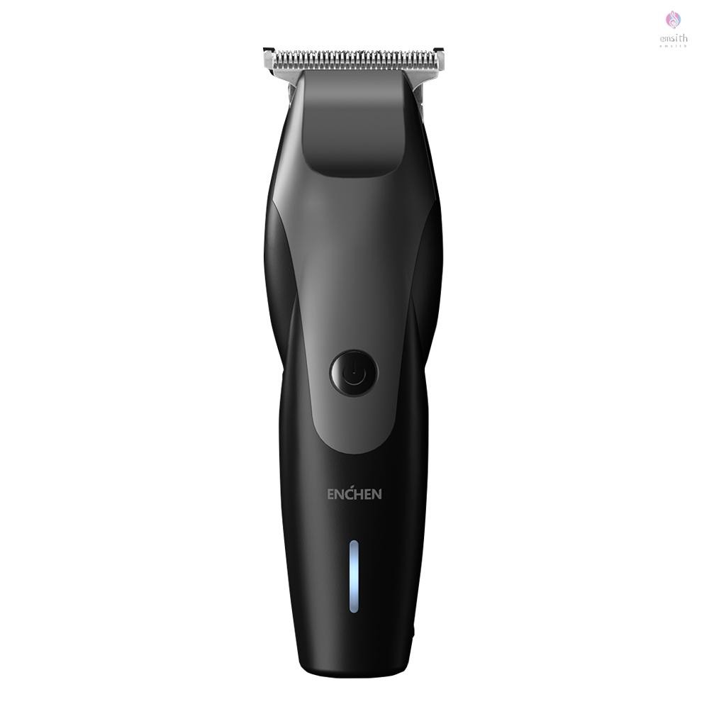 E*M ENCHEN Hummingbird ปัตตาเลี่ยนผมไฟฟ้า USB ชาร์จมีดโกนผม Trimmer 3 หวีผมสไตล์ร้านทําผมสําหรับผู้ช