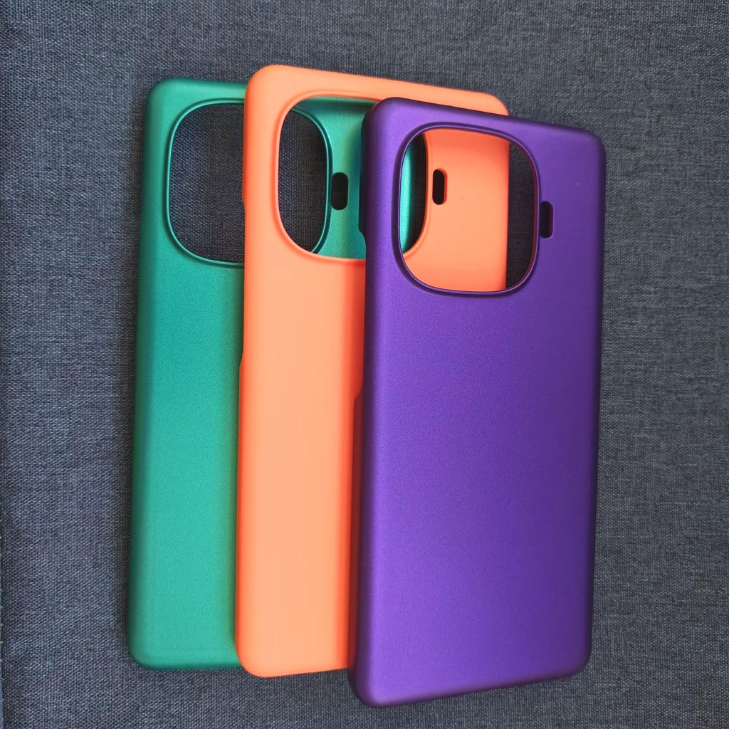 Ultra-thin Matte Hardเคสโทรศัพท์สําหรับVivo iQOO Z9 Turbo Plus Y200 GTป้องกันลายนิ้วมือPCกลับกรณีฝาค