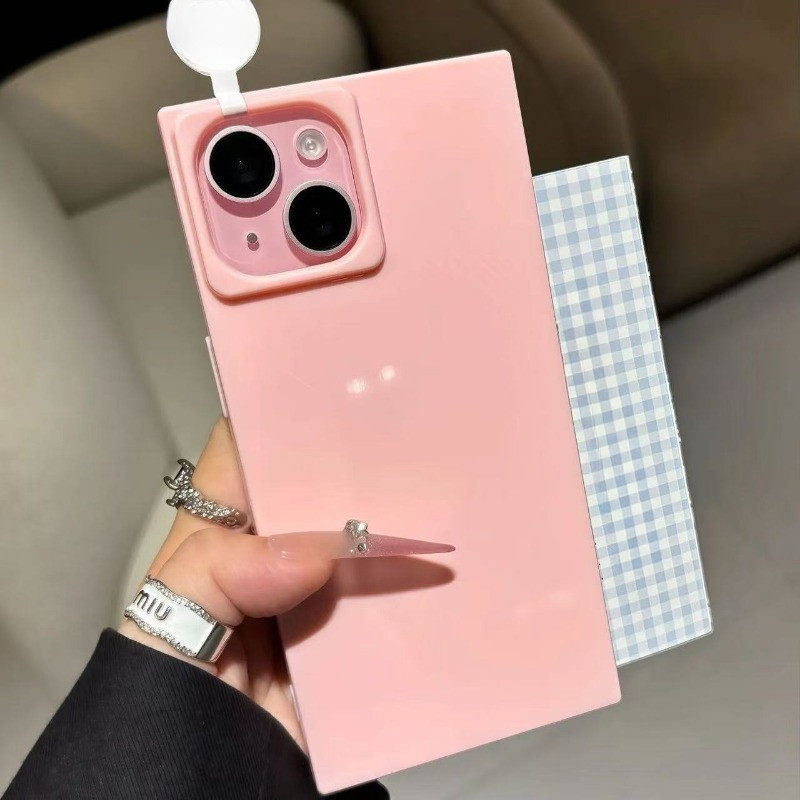 สําหรับiPhone 16 15 14 13 12 11 Pro Max X XR XS MAX 7 8 Plus Simple BlockสีทึบCandyสีMacaronเคสโทรศัพท์ปกอ่อน - รูปที่ 3