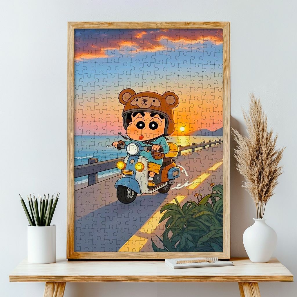 🚀พร้อมส่ง🚀【Crayon Shin-chan】 Jigsaw Puzzle ไม้จิ๊กซอว์ 300-1000 ชิ้นจิ๊กซอว์เด็กจิ๊กซอว์ผู้ใหญ่จิ๊กซอว์พัฒนาสมองจิ๊กซอว์อะนิเมะชายหญิงจิ๊กซอว์ของขวัญวันเกิดจิ๊กซอว์