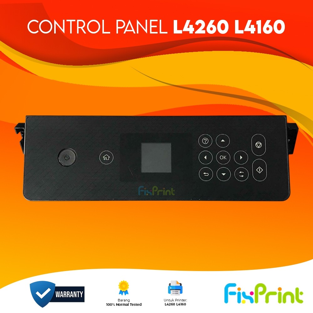 TOMBOL Epson L4260 L4160 ใช้ประกอบแผงควบคุม / Epson L4260 L4160 เครื่องพิมพ์สวิตช์ไฟเปิดปุ่มปิดใช้