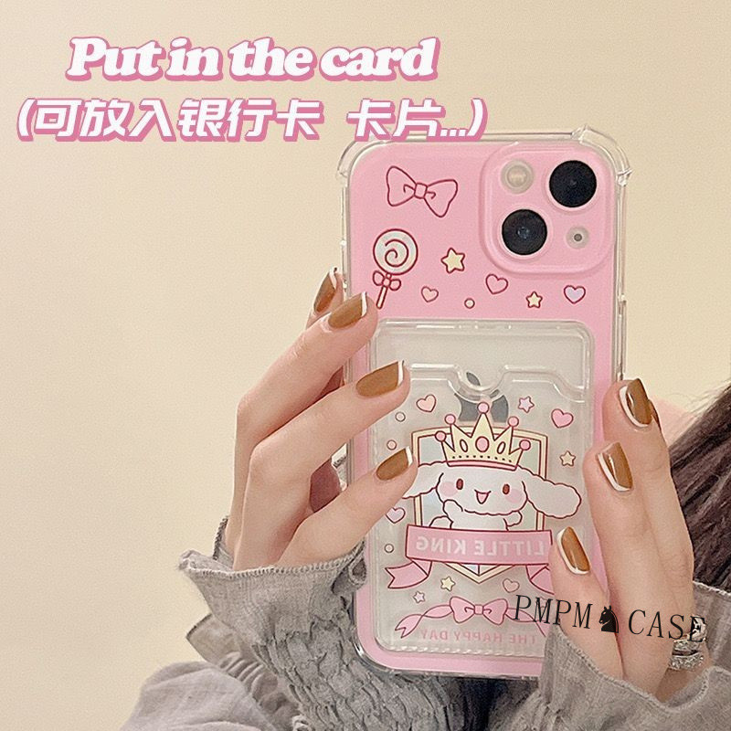 Cinnamoroll ผีเสื้อ Candy สายคล้องผู้ถือบัตรกรณี Hp Oppo Reno 13F 14F 14 Pro 5G A3 A3X Reno 13 5G 13