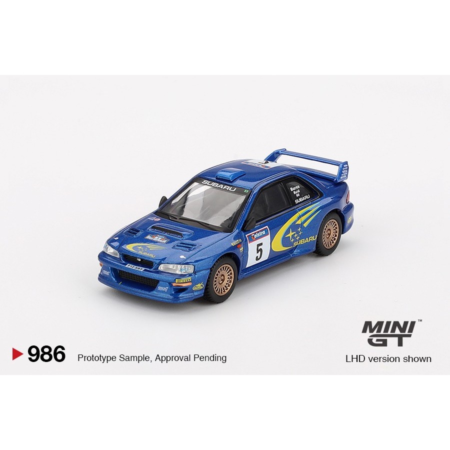 MINI GT 1/64 986 SUBARU IMPREZA WRC99 1999 RALLY WINNER 5 พิเศษ