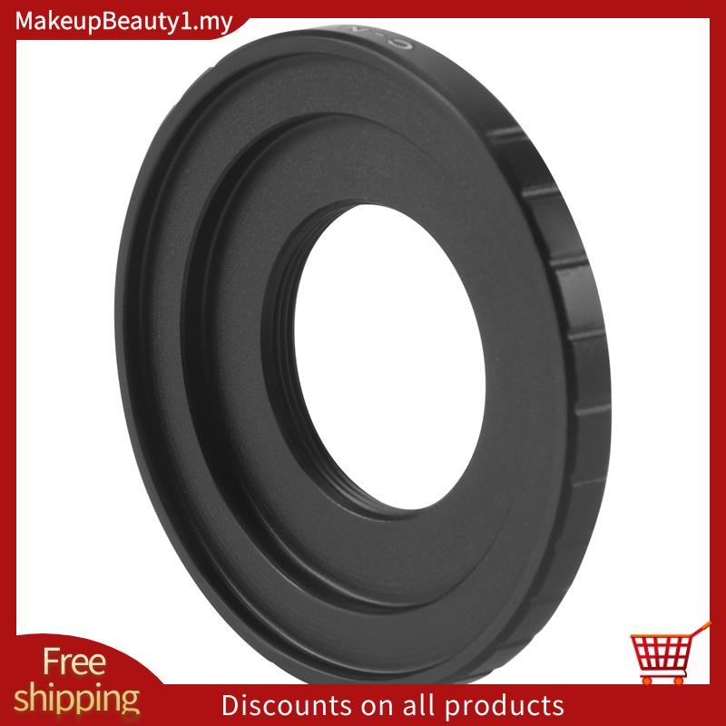สีดํา 16 มม.C-Mount Cine เลนส์ภาพยนตร์สําหรับ 1 Mount J1 V1 J2 V2 J3 V3 J4 กล้องเลนส์อะแดปเตอร์แหวน 